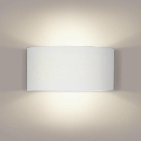 A19 LIGHTING Nicosia E26 Base Dimmable LED Wall Sconce, Bisque 1702-1LEDE26